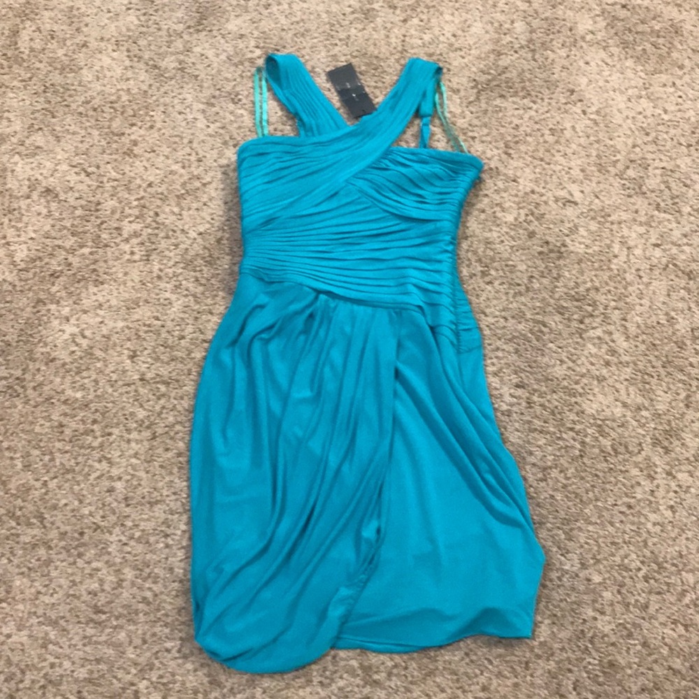 BCBG  MAXAZRIA Blue Jade cocktail dress XS